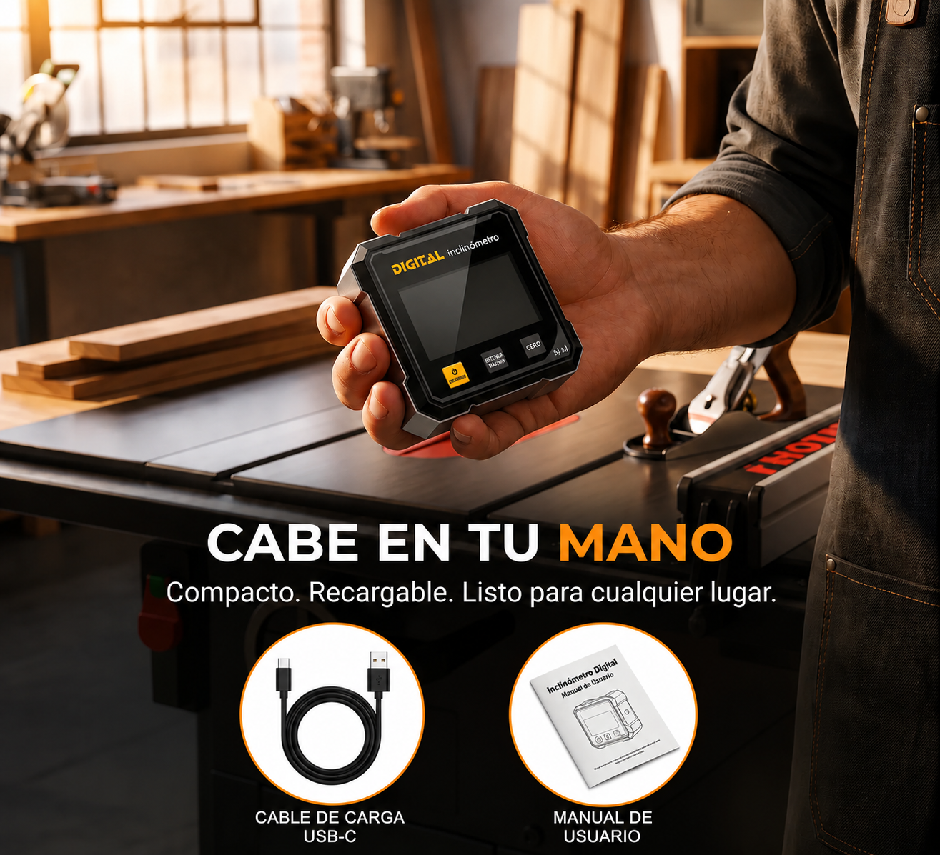 Medidor de Ángulos Digital Pro