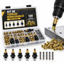 TORNIX™ — Kit de Tuercas Remachables para Taladro | 5 medidas M3–M8 + 100 tuercas