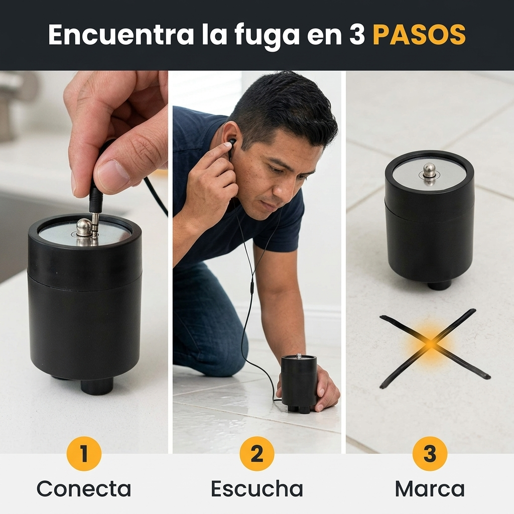 Tres pasos para encontrar la fuga
